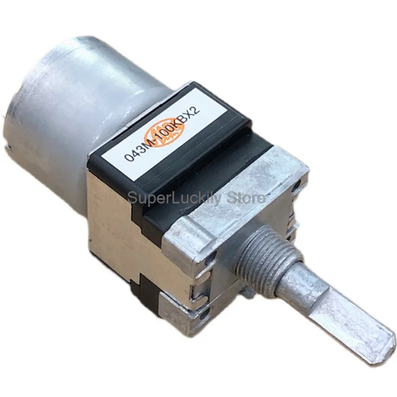 1PCS ALPS Motor Drive Potentiometer B100Kx2 RK16812MG098 100KBx2 Dual Potentiometer With Tap 25MM Half Shaft
1PCS ALPS Motor Drive Potentiometer B100Kx2 RK16812MG098 100KBx2 Dual Potentiometer With Tap 25MM Half Shaft