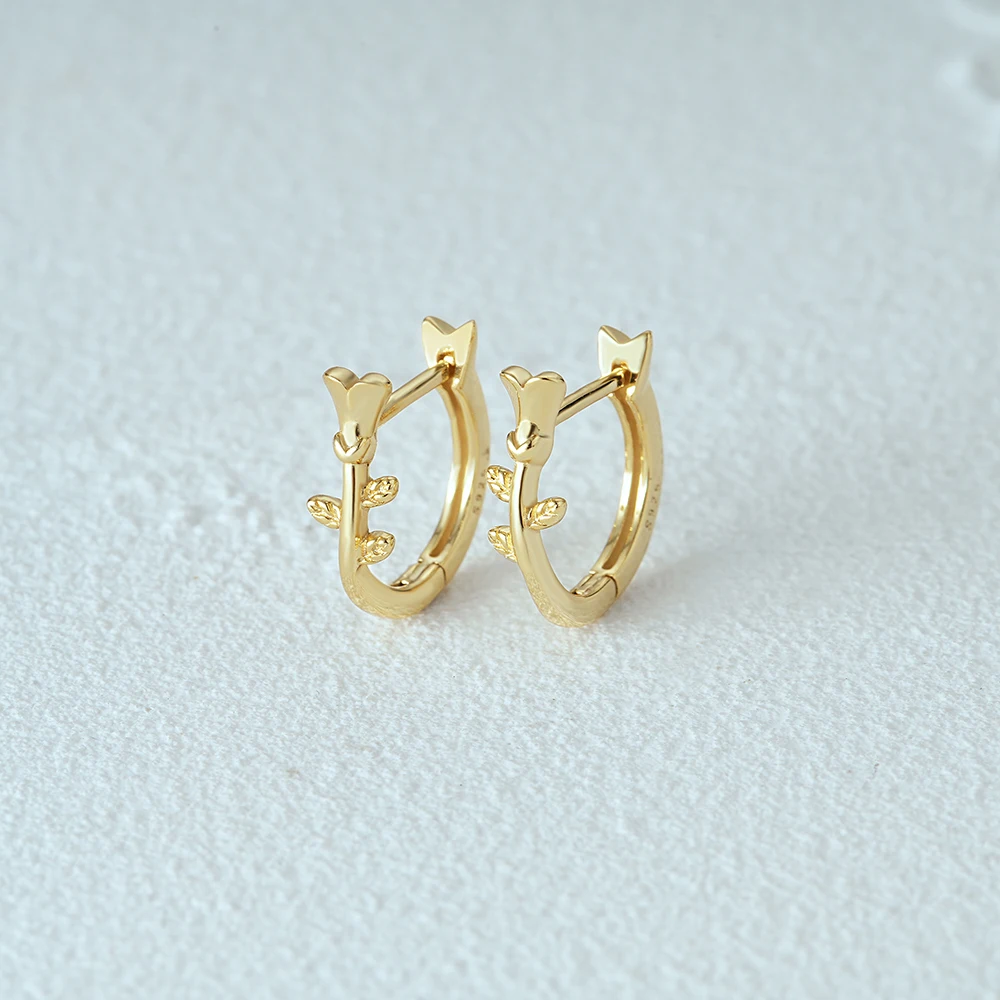 CANNER Unique Rose Shaped Hoop Earrings 925 Sterling Silver Versatile Simple Ear Buckles Fine Jewelry Accessories For Women Gift
CANNER Unique Rose Shaped Hoop Earrings 925 Sterling Silver Versatile Simple Ear Buckles Fine Jewelry Accessories For Women Gift