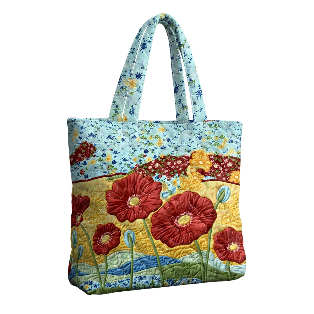 Vintage Aesthetic Floral Quilted Tote Bag Red Poppy Flower Print Large Shoulder Bag for Picnic Shopping Commute Gift
Vintage Aesthetic Floral Quilted Tote Bag Red Poppy Flower Print Large Shoulder Bag for Picnic Shopping Commute Gift