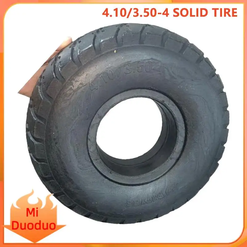 Heavy-duty 10 inch solid rubber tires for electric scooters, 4.10/3.50-4 flat-free non-pneumatic wheel set
Heavy-duty 10 inch solid rubber tires for electric scooters, 4.10/3.50-4 flat-free non-pneumatic wheel set