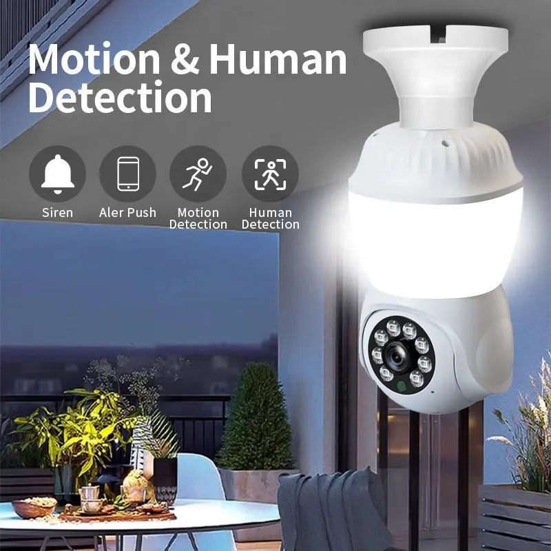3MP 1296P E27 Ночник Беспроводная PTZ-сигнализация IP Купольная камера Полноцветный AI Обнаружение гуманоидов Домашняя безопасность CCTV Радионяня
3MP 1296P E27 Ночник Беспроводная PTZ-сигнализация IP Купольная камера Полноцветный AI Обнаружение гуманоидов Домашняя безопасность CCTV Радионяня