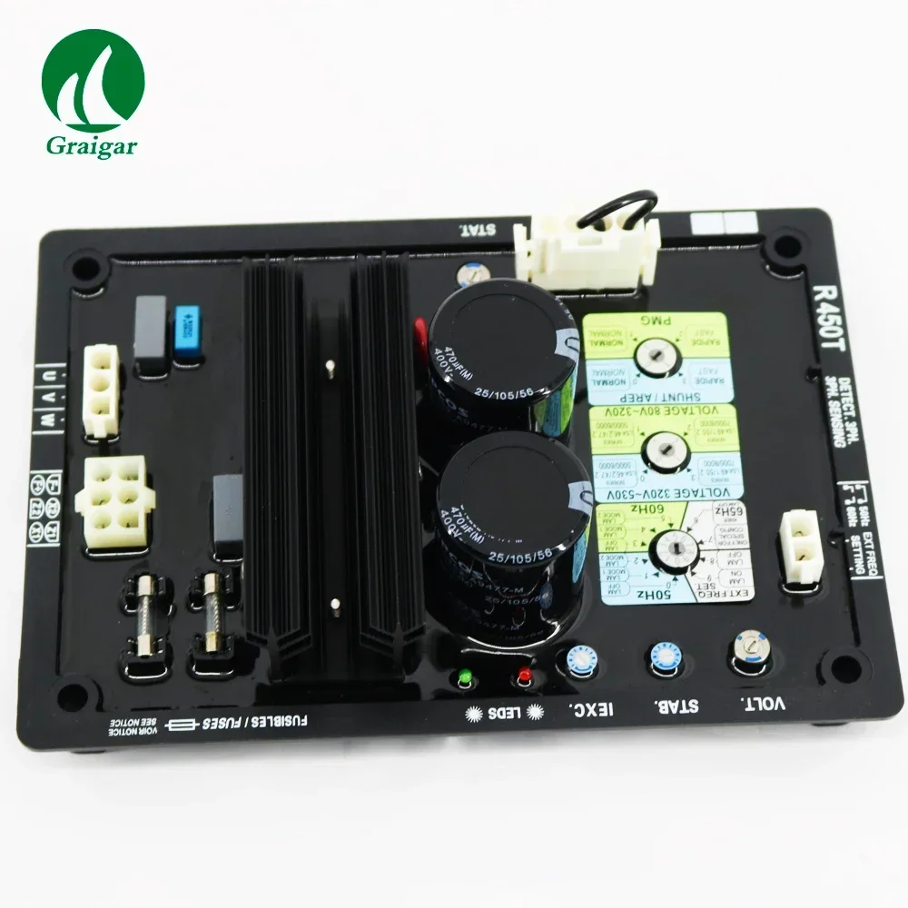 New Three Phase Brushless Generator AVR R450T Voltage Regulator Price
New Three Phase Brushless Generator AVR R450T Voltage Regulator Price