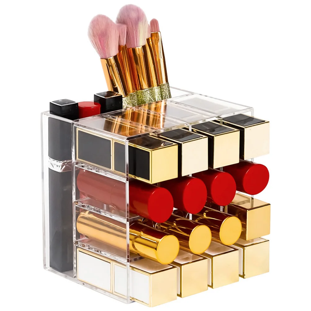 1Pcs Lipstick Storage Box Transparent Acrylic Durable Organizer Holder Clear Makeup Container for Countertop Dresser
1Pcs Lipstick Storage Box Transparent Acrylic Durable Organizer Holder Clear Makeup Container for Countertop Dresser