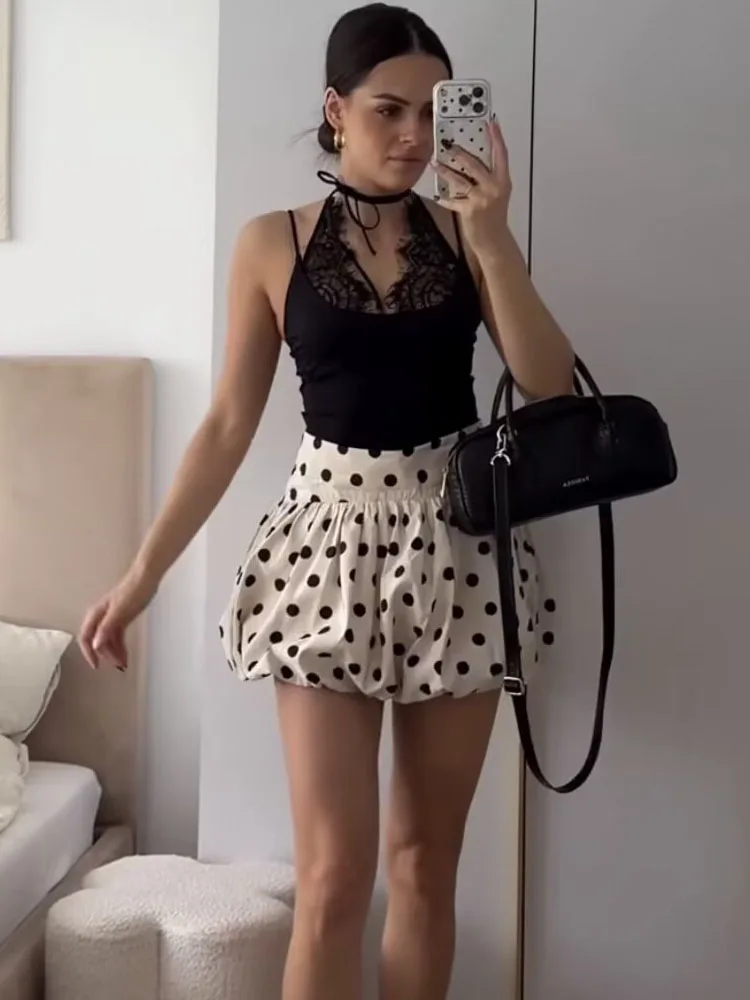 HH Summer Women Fashion Dot Printed Pleated Side Zipper Mini Skirts Shorts 2026 Spring Holiday Party Personality Skirt
HH Summer Women Fashion Dot Printed Pleated Side Zipper Mini Skirts Shorts 2026 Spring Holiday Party Personality Skirt