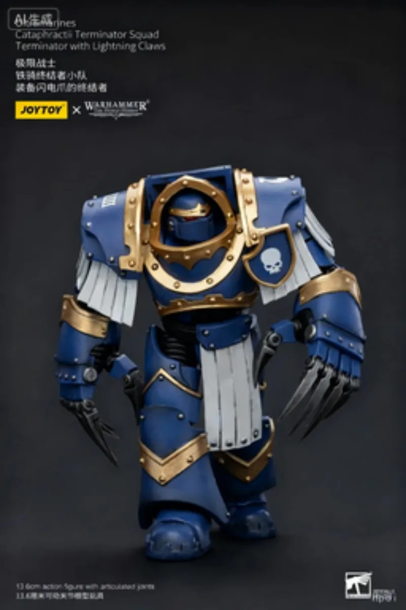 In Stock Original JOYTOY 40K UltramarinesCataphractii Terminator SquadTerminator 1/18 Action Figure Model Gift Action Figure Toy
In Stock Original JOYTOY 40K UltramarinesCataphractii Terminator SquadTerminator 1/18 Action Figure Model Gift Action Figure Toy