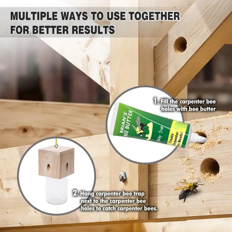 B50C TPE Material Outdoor Wooden Bee Trap-Durable And Eco-Friendly, Various Pack Options
B50C TPE Material Outdoor Wooden Bee Trap-Durable And Eco-Friendly, Various Pack Options