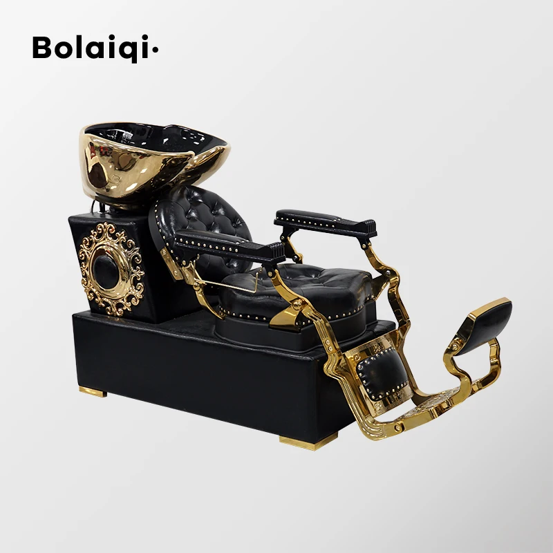 BOLAIQI Modern Synthetic Leather Shampoo Chair with Ceramic Basin Adjustable Footrest High-Density Sponge Commercial Salon Use
BOLAIQI Modern Synthetic Leather Shampoo Chair with Ceramic Basin Adjustable Footrest High-Density Sponge Commercial Salon Use