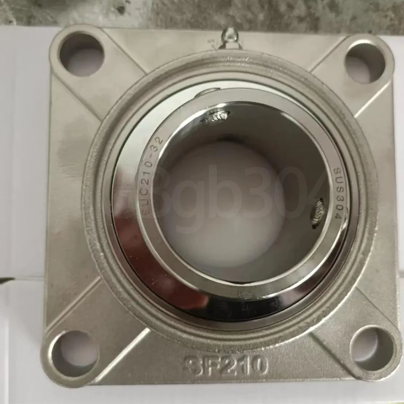 304 Stainless Steel External Spherical Bearing Housing Square Bolt Mounted SUCF201-SUCF210 Hardware Tool for Industrial Use
304 Stainless Steel External Spherical Bearing Housing Square Bolt Mounted SUCF201-SUCF210 Hardware Tool for Industrial Use