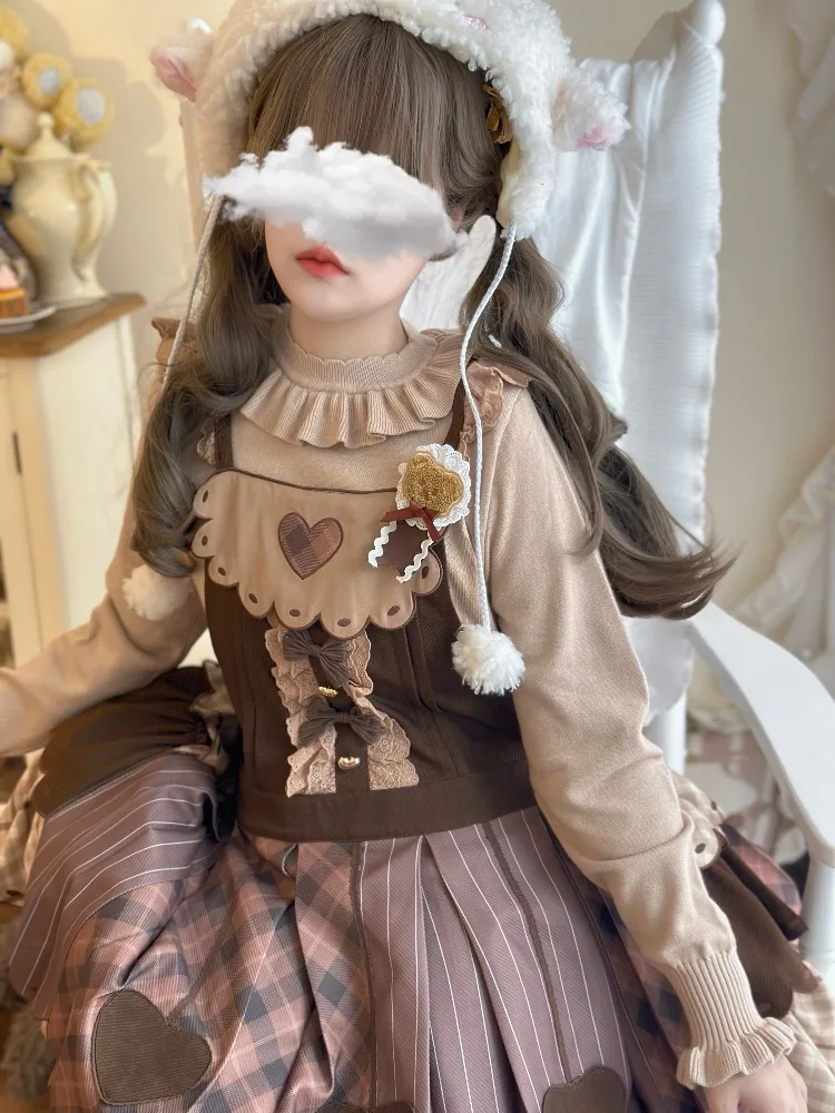 Autumn Winter Bottoming Lolita Sweet Sweaters Mujer 2025 New Thicked Warm Knitted Pullover Y2k Loose Long Sleeve Pink Tops Women
Autumn Winter Bottoming Lolita Sweet Sweaters Mujer 2025 New Thicked Warm Knitted Pullover Y2k Loose Long Sleeve Pink Tops Women