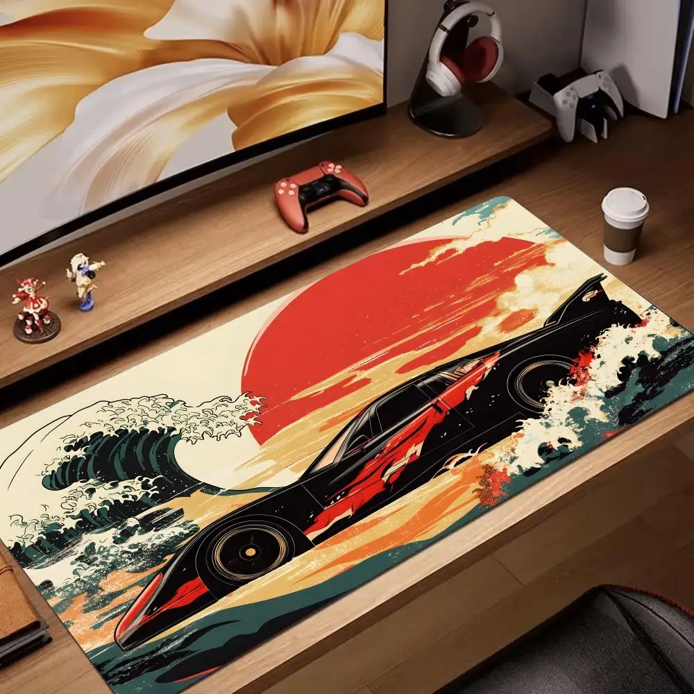 Artistic waves and sports car office Mouse Pad rubber anti-slip Desk Mat gamer pc accessories Gaming mat keypad expansion pad
Artistic waves and sports car office Mouse Pad rubber anti-slip Desk Mat gamer pc accessories Gaming mat keypad expansion pad