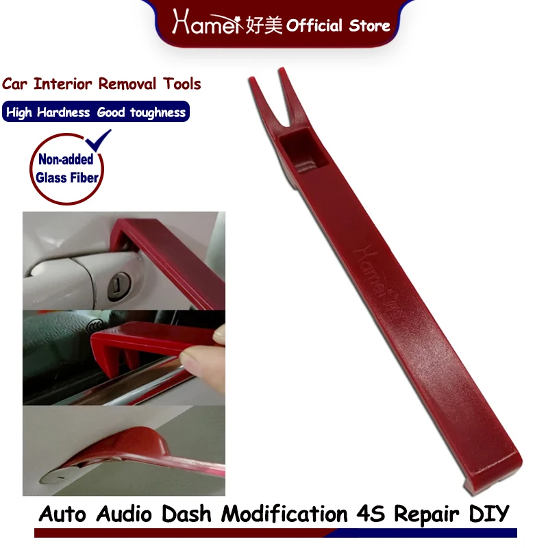 Hamei Plastic Pry Plate ,Car Trim Tool Set - Plastic Pry Wedges & Lever Tools for Interior/Door Panels
Hamei Plastic Pry Plate ,Car Trim Tool Set - Plastic Pry Wedges & Lever Tools for Interior/Door Panels