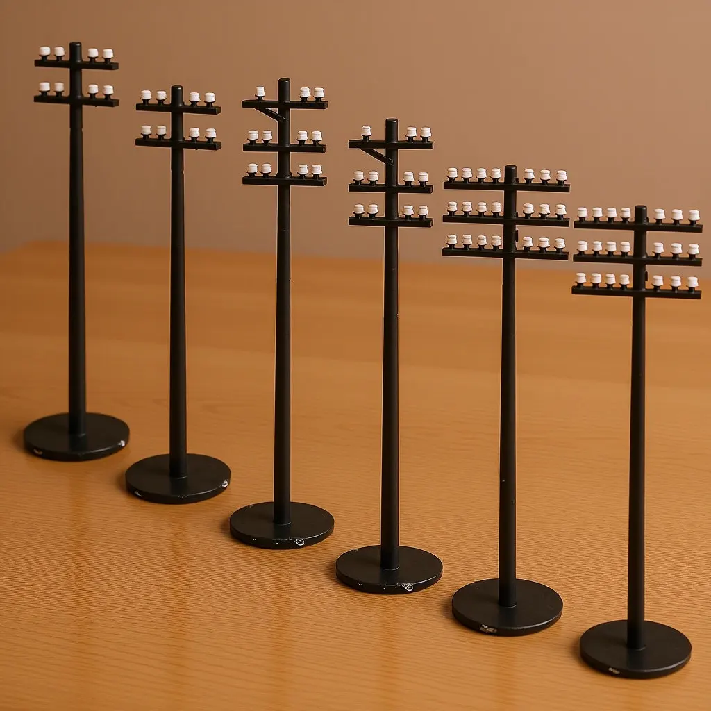 Набор из 6 миниатюрных телеграфных столбов из высококачественного пластика для микроландшафта, декор для бонсай, сада, песочницы, аксессуары для DIY-сцен
Набор из 6 миниатюрных телеграфных столбов из высококачественного пластика для микроландшафта, декор для бонсай, сада, песочницы, аксессуары для DIY-сцен