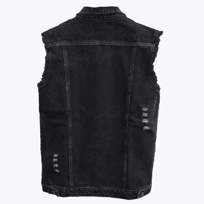 Men's Denim Vest 2024 Spring And Autumn New Fashion Printed Motorcycle Punk Style Casual Loose Large Size Denim Vest
Men's Denim Vest 2024 Spring And Autumn New Fashion Printed Motorcycle Punk Style Casual Loose Large Size Denim Vest