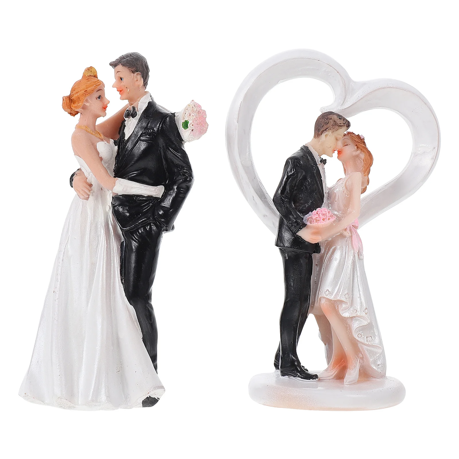 2Pcs Resin Bride Groom Statue Creative Wedding Party Decor Valentine's Day Gift Long Lasting Bride Groom Figurines
2Pcs Resin Bride Groom Statue Creative Wedding Party Decor Valentine's Day Gift Long Lasting Bride Groom Figurines