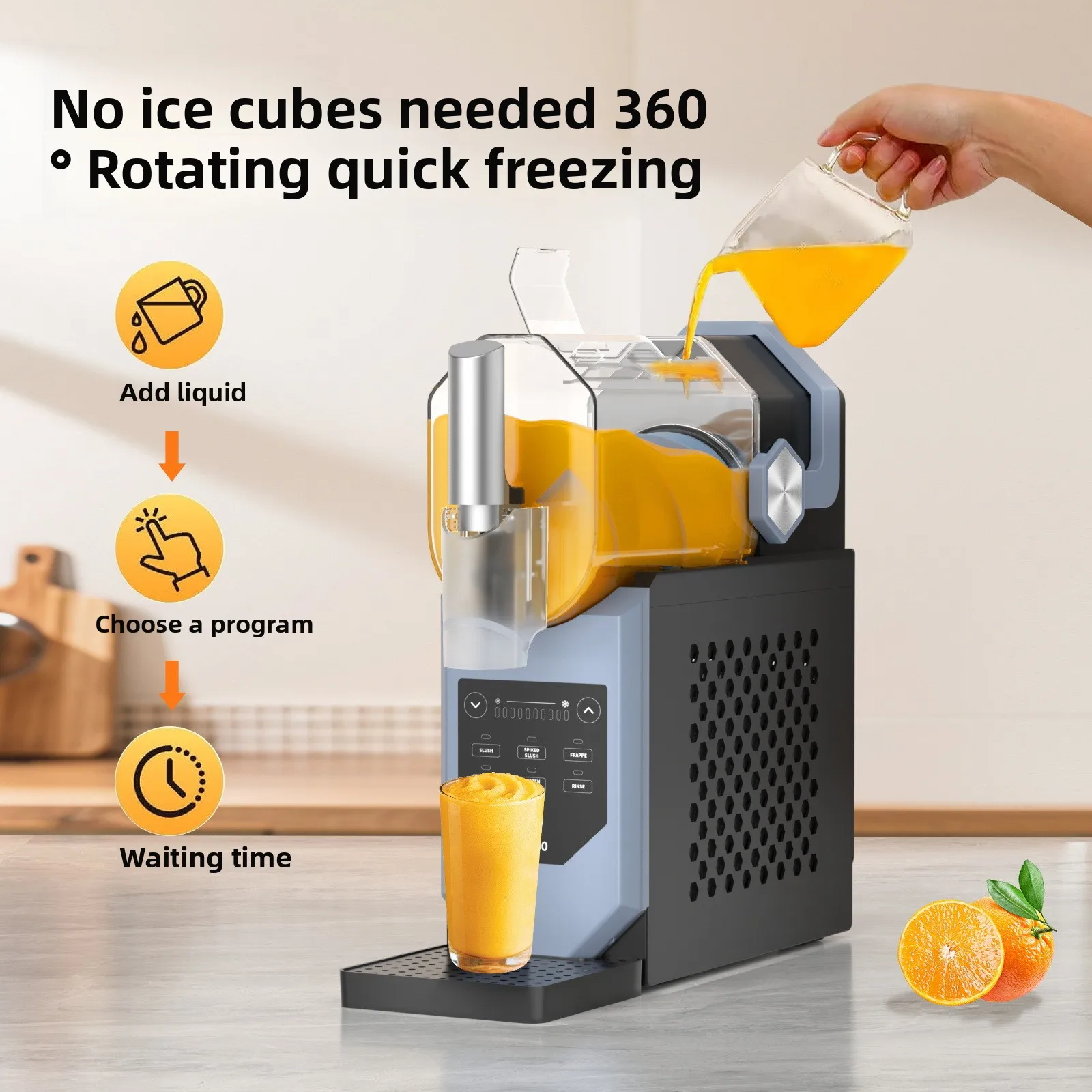 Multifunctional Snow Melter Machine Automatic Ice Crusher Large Capacity Slushie Machine for Home Use
Multifunctional Snow Melter Machine Automatic Ice Crusher Large Capacity Slushie Machine for Home Use