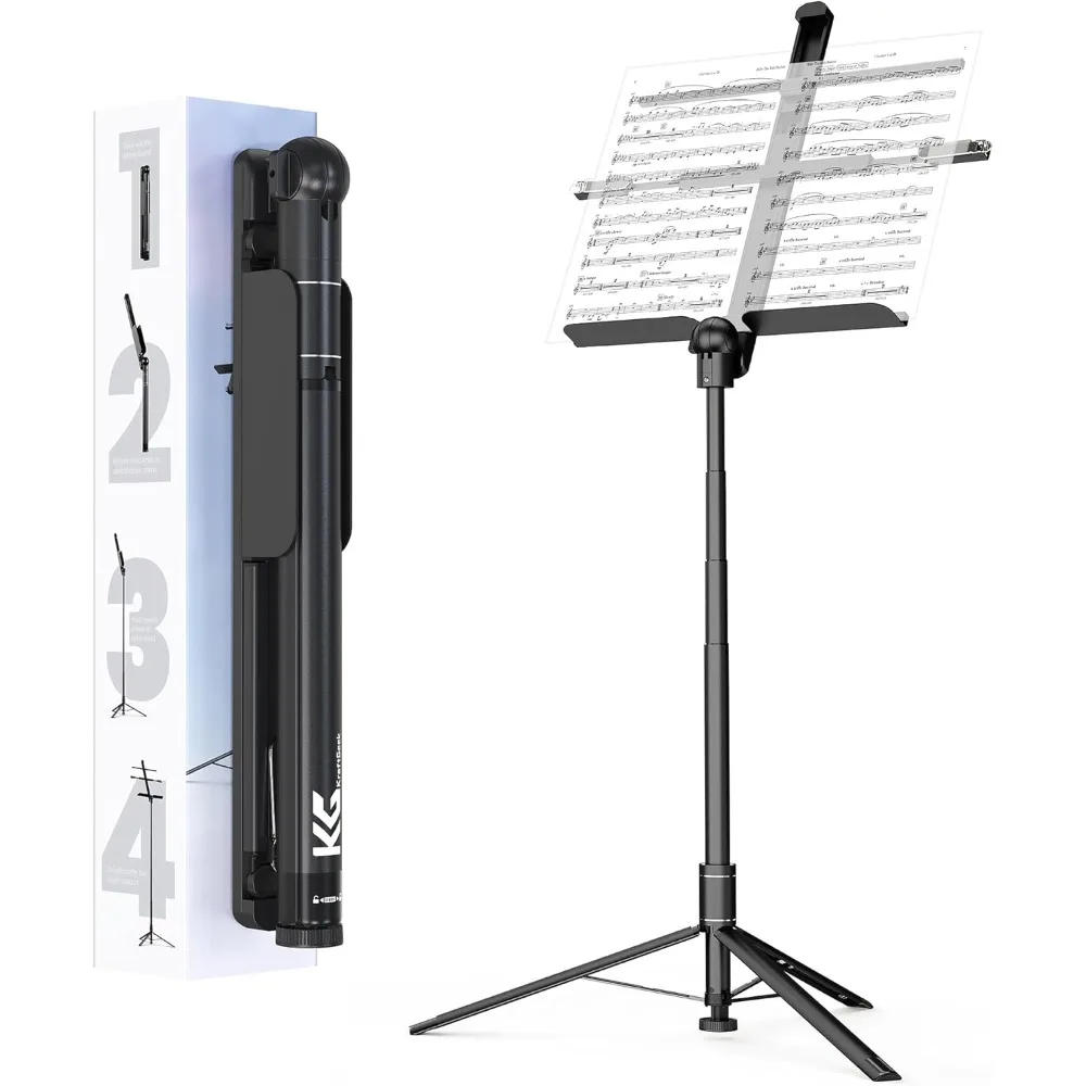66 Capsule Music Stand for Sheet Music, Portable and Folding Music Stand for Musicians and Instrument Players, Adjustable
66 Capsule Music Stand for Sheet Music, Portable and Folding Music Stand for Musicians and Instrument Players, Adjustable