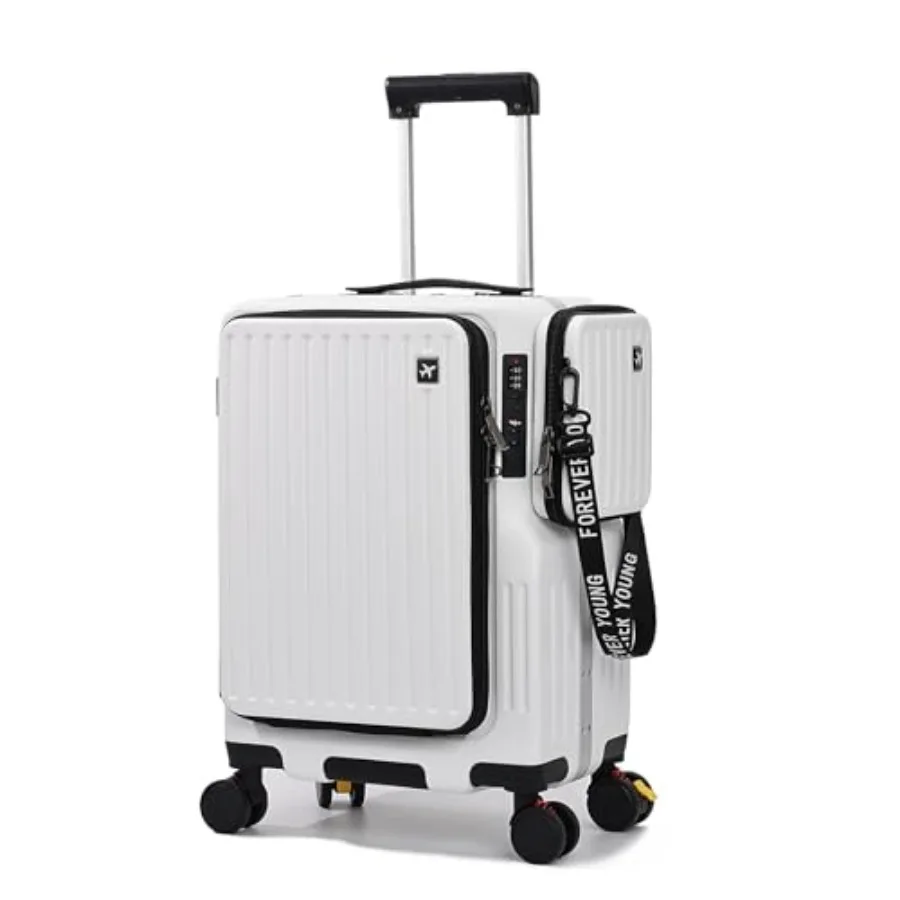 Multi-Function Suitcase with Front Opening, 4-Wheel Spinner, USB Port and Aluminum Frame Durable Anti-Fall Travel Luggage for B
Multi-Function Suitcase with Front Opening, 4-Wheel Spinner, USB Port and Aluminum Frame Durable Anti-Fall Travel Luggage for B
