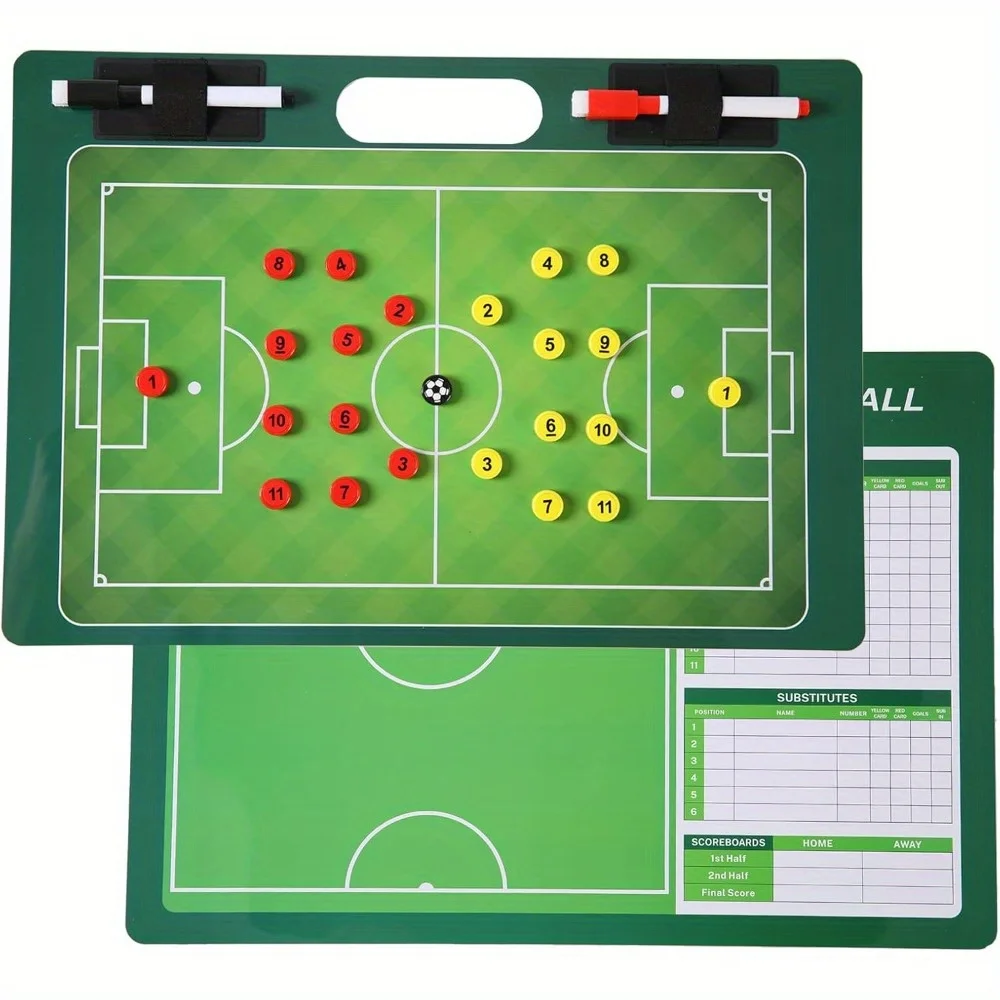 Soccer Tactical Board, Coach Football Soccer Tactical Board, Erasable Demonstration Command Soccer Tactical Coaching Board (1pc)
Soccer Tactical Board, Coach Football Soccer Tactical Board, Erasable Demonstration Command Soccer Tactical Coaching Board (1pc)