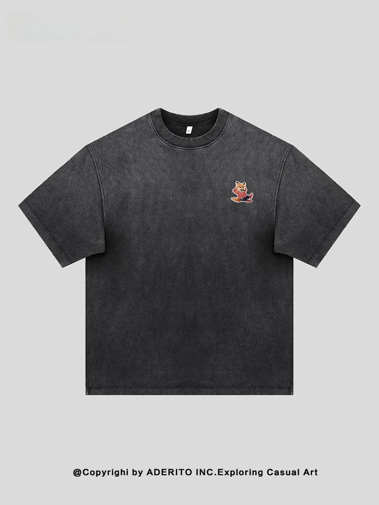 Retro American Embroidered ort Sve T-irt Loose Fit Waed Sle Trendy Brand ex Summer Cotton Casual Top
Retro American Embroidered ort Sve T-irt Loose Fit Waed Sle Trendy Brand ex Summer Cotton Casual Top