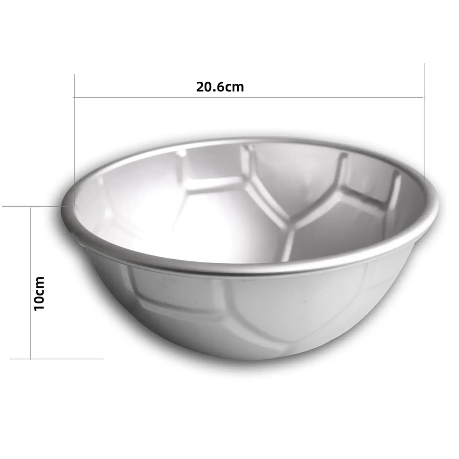 Silver Soccer Shape Pan Dome Cake Baking Tool Non Stick Football Cake Decorating Kit for Special Occasion Cake Making
Silver Soccer Shape Pan Dome Cake Baking Tool Non Stick Football Cake Decorating Kit for Special Occasion Cake Making