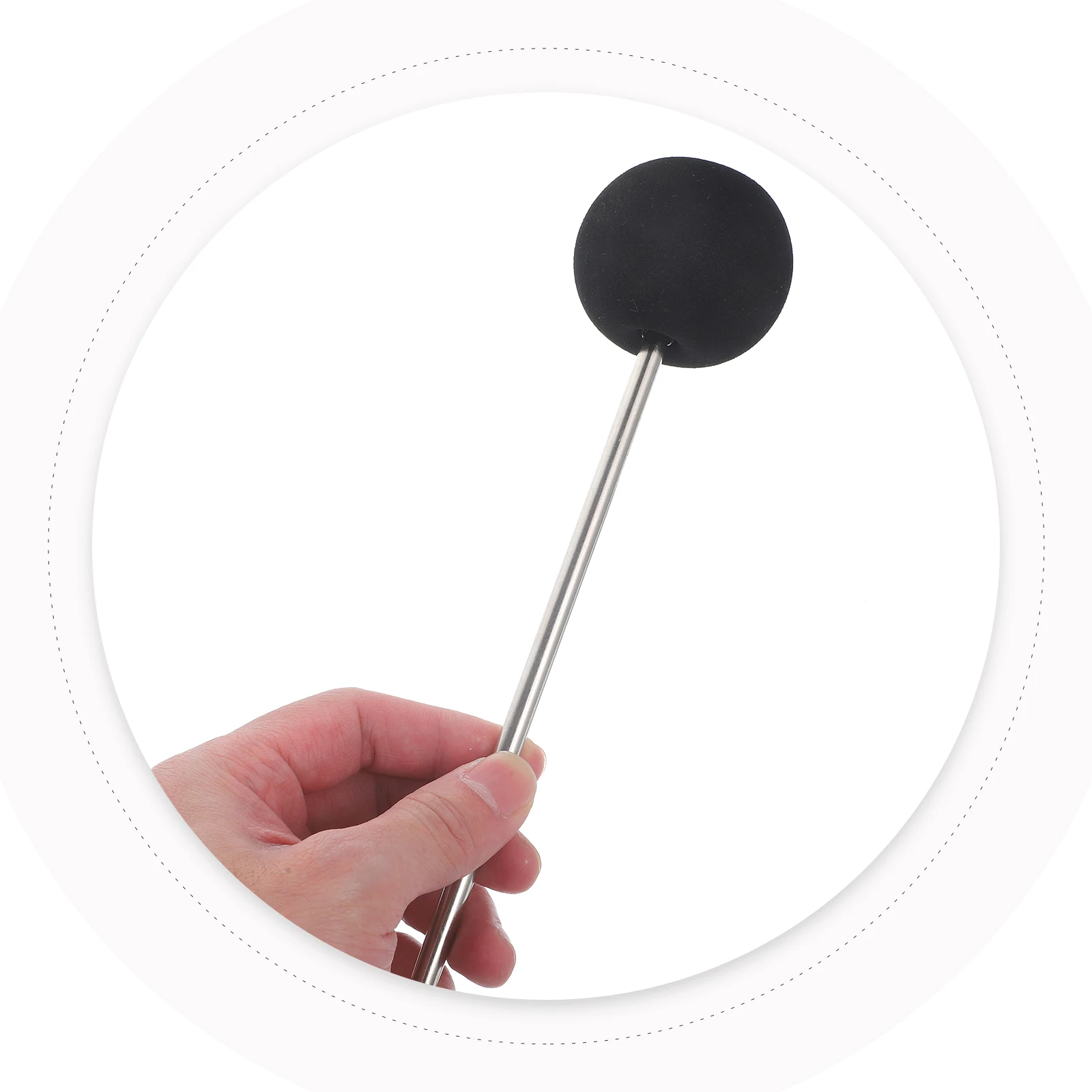 Metal Drum Bass Pedal Hammer Round Black Head Long Shaft Durable Design Easy Installation Disassembly Accessories Parts 
Metal Drum Bass Pedal Hammer Round Black Head Long Shaft Durable Design Easy Installation Disassembly Accessories Parts
