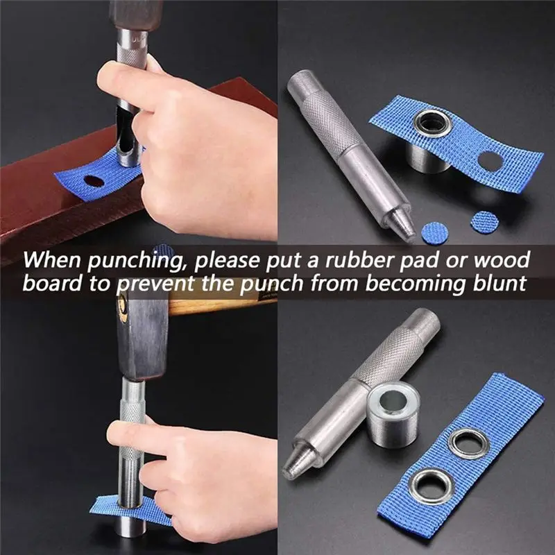 Mar.12Mm Grommet Tool Kit, 100 Sets Grommets Eyelets Punch Kit, Tarpaulin Repair Kit, For Fabric Curtains Leather Shoes Bag
Mar.12Mm Grommet Tool Kit, 100 Sets Grommets Eyelets Punch Kit, Tarpaulin Repair Kit, For Fabric Curtains Leather Shoes Bag