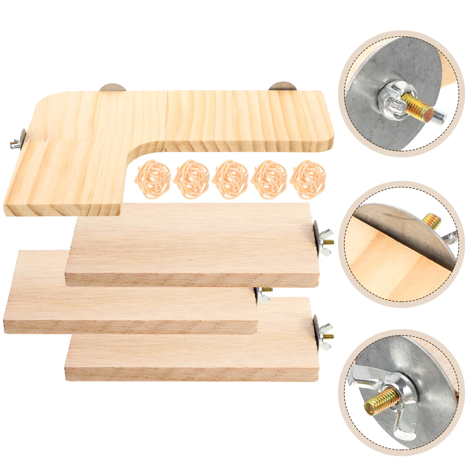 Guinea Pig Toys Hamster Jumping Platform Squirrel Climbing Board Springboard Beige Pet Stand Practical Rat Cage Accessories
Guinea Pig Toys Hamster Jumping Platform Squirrel Climbing Board Springboard Beige Pet Stand Practical Rat Cage Accessories