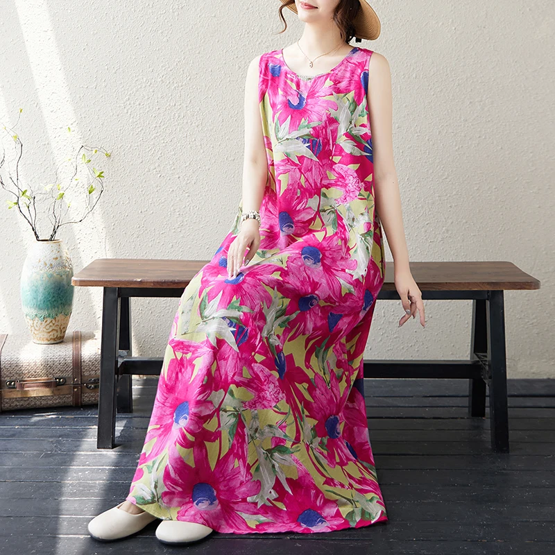 Extra Large Size Bohemian Print Cotton Lin Loose Long Skirt for plus Size Women Summer Ethnic Style Flared Skirt
Extra Large Size Bohemian Print Cotton Lin Loose Long Skirt for plus Size Women Summer Ethnic Style Flared Skirt