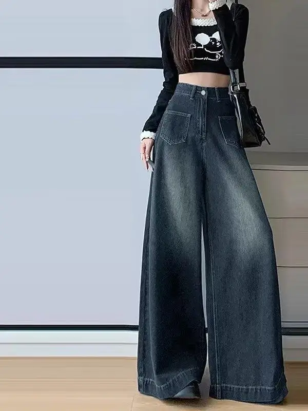 Fce Lined Thi Широкие джинсовые джинсы Женские осенне-зимние большие размеры Груша с высокой талией Свободные утягивающие брюки длиной до пола
Fce Lined Thi Широкие джинсовые джинсы Женские осенне-зимние большие размеры Груша с высокой талией Свободные утягивающие брюки длиной до пола