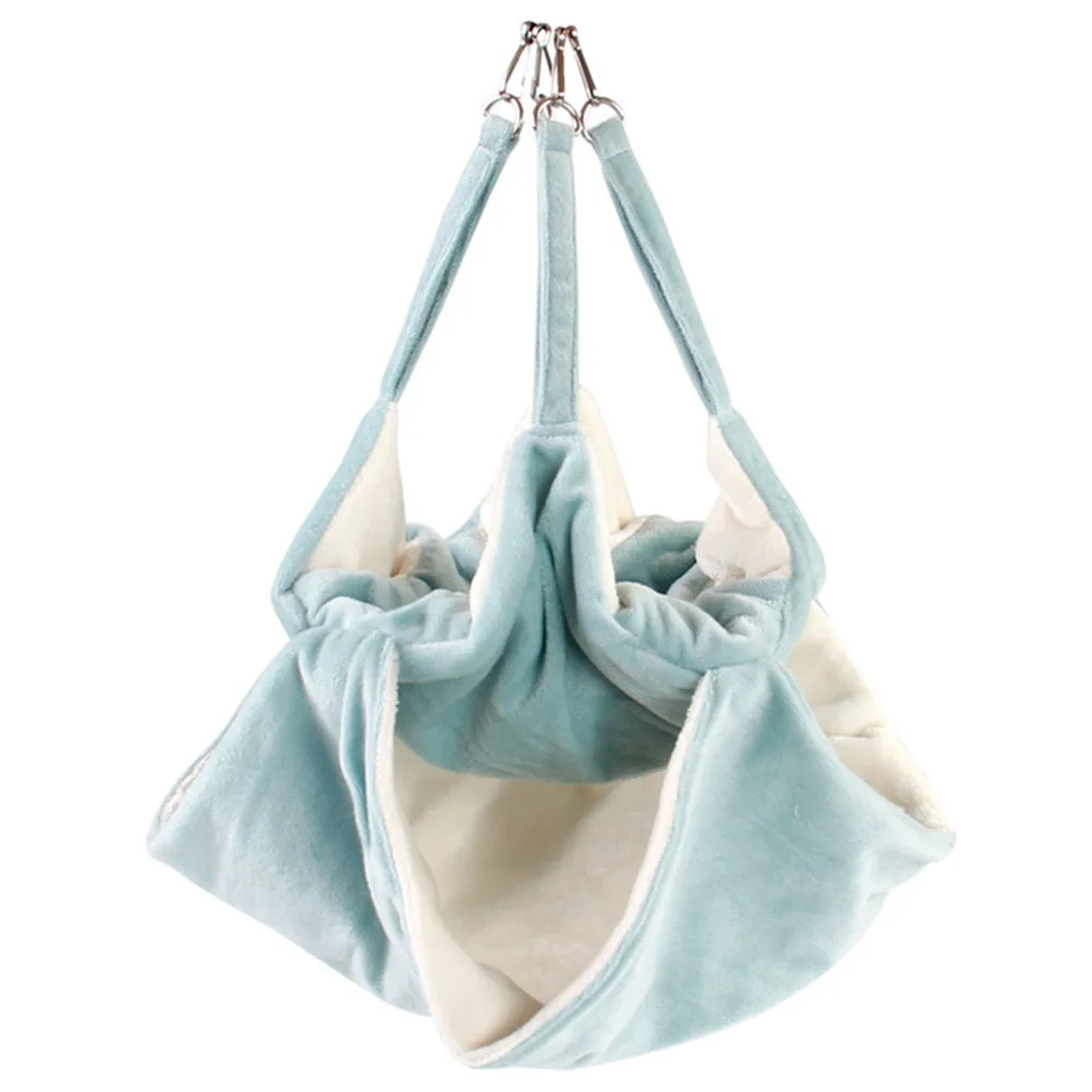 Double Layers Flannel Hamster Hammock Pet Swing Bed Hooks Warm Nest Sleeping Bed Small Pet Hammock Hamster Nest 
Double Layers Flannel Hamster Hammock Pet Swing Bed Hooks Warm Nest Sleeping Bed Small Pet Hammock Hamster Nest