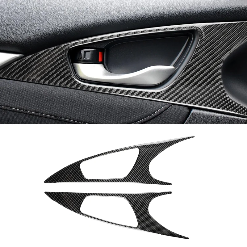 For Honda Civic 10th Gen 2016 2017 2018 2019 Car Carbon Fiber Door Handle Panel Door Bowl Cover Protective Trim
For Honda Civic 10th Gen 2016 2017 2018 2019 Car Carbon Fiber Door Handle Panel Door Bowl Cover Protective Trim