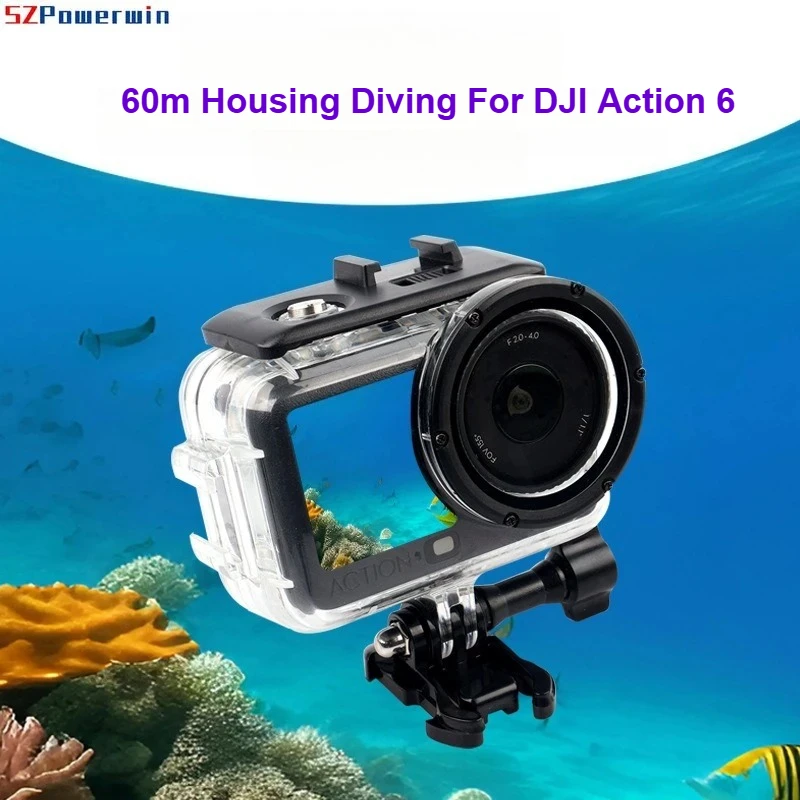 Водонепроницаемый чехол для дайвинга для DJI Action 6, подводная защита для аксессуаров DJI Osmo Action 6, 60 м/196 футов
Водонепроницаемый чехол для дайвинга для DJI Action 6, подводная защита для аксессуаров DJI Osmo Action 6, 60 м/196 футов