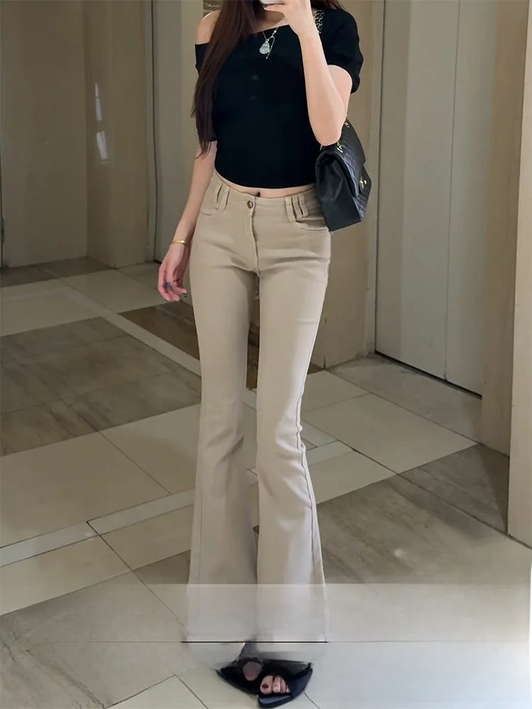 American High Street Washed Khaki Color Jeans Women's Summer New Small Size Fat MM Flared Long Pants Straight Leg Retro Style
American High Street Washed Khaki Color Jeans Women's Summer New Small Size Fat MM Flared Long Pants Straight Leg Retro Style