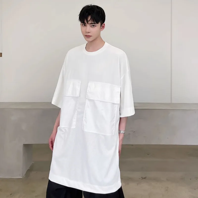 SYUHGFA Men's T-shirts 2025 Summer Fashion Big Pocket Design Round Neck Short Sleeve Trendy Clothing Male Causal Pullover Tees
SYUHGFA Men's T-shirts 2025 Summer Fashion Big Pocket Design Round Neck Short Sleeve Trendy Clothing Male Causal Pullover Tees
