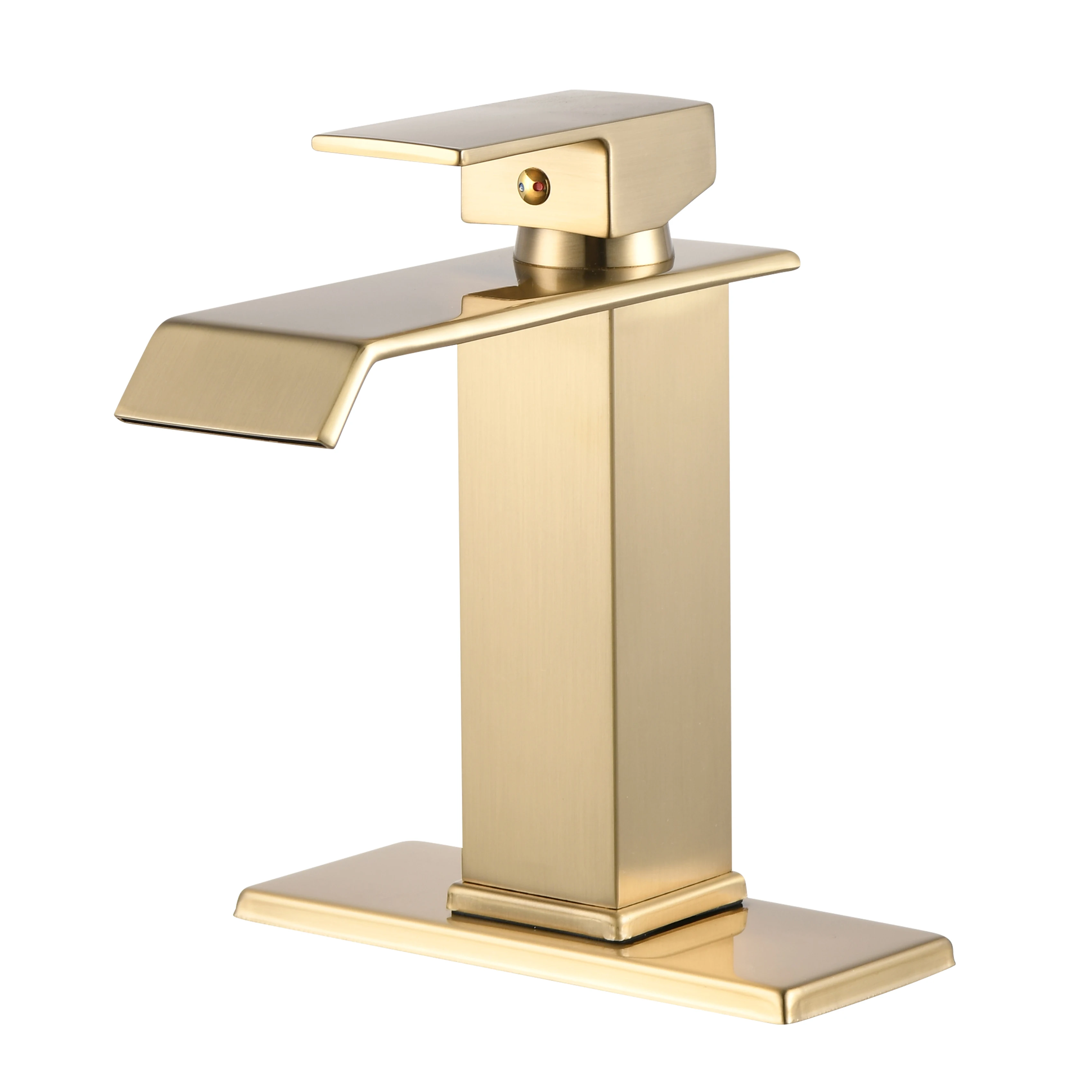 Modern Bathroom Designer Single Hole Stainless Steel Basin Faucet Taps
Modern Bathroom Designer Single Hole Stainless Steel Basin Faucet Taps