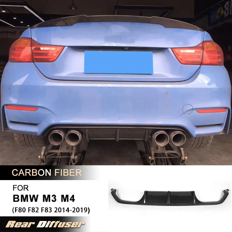 Car Rear Bumper Diffuser Lip Spoiler for BMW F80 M3 F82 F83 M4 2014-2019 Racing Rear Diffuser Apron Lip Body Kit Carbon Fiber
Car Rear Bumper Diffuser Lip Spoiler for BMW F80 M3 F82 F83 M4 2014-2019 Racing Rear Diffuser Apron Lip Body Kit Carbon Fiber