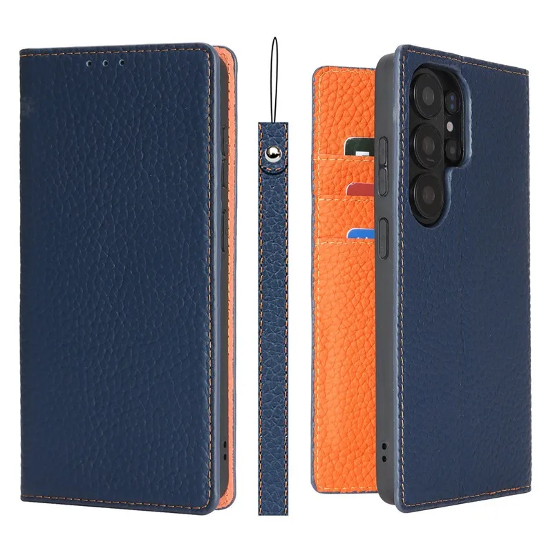 Color Blocking Genuine Leather Wallet Flip Case For Samsung Galaxy S26 Ultra S22 S23 S24 S25 Plus Magnetic Card Slots Book Cover
Color Blocking Genuine Leather Wallet Flip Case For Samsung Galaxy S26 Ultra S22 S23 S24 S25 Plus Magnetic Card Slots Book Cover