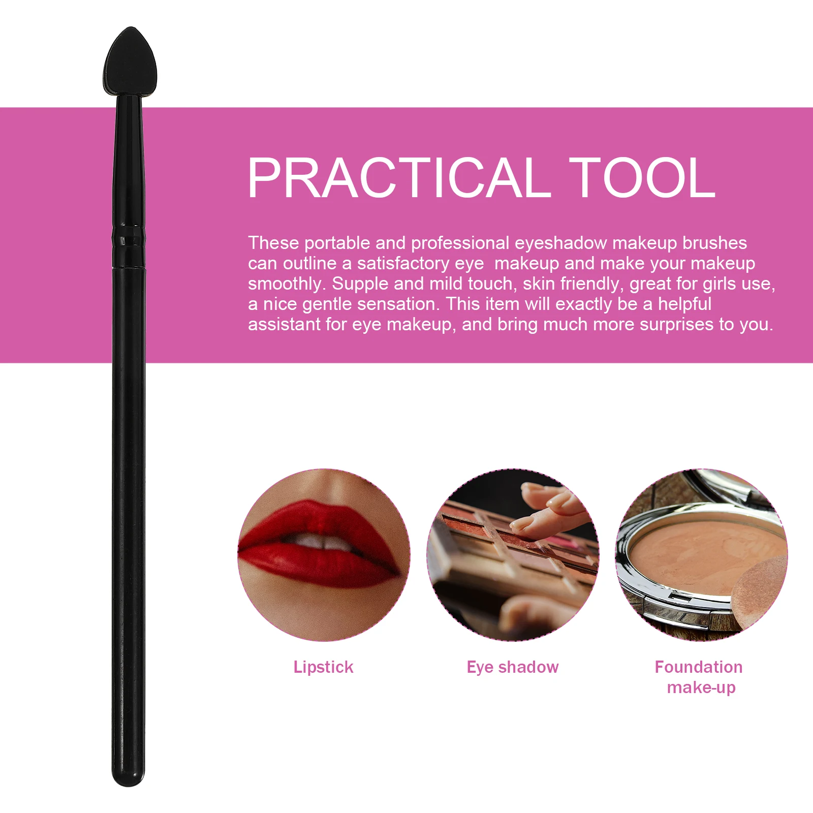 Silicone Eyeshadow Brush Aluminum Handle Professional Tool Portable Makeup Brushes Kit Creative Eye Makeup
Silicone Eyeshadow Brush Aluminum Handle Professional Tool Portable Makeup Brushes Kit Creative Eye Makeup