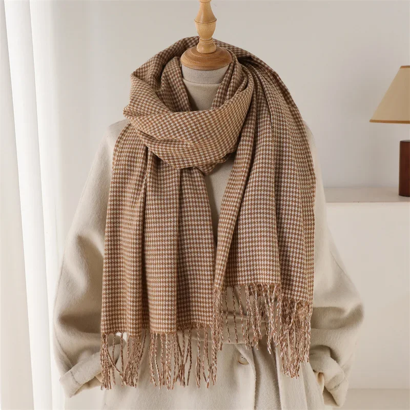 Neck Warmer Scarf Women Winter Thickened Tassel Pashmina Shawl For Men Faux Cashmere Warps Autumn Elegant Ladies Blanket
Neck Warmer Scarf Women Winter Thickened Tassel Pashmina Shawl For Men Faux Cashmere Warps Autumn Elegant Ladies Blanket