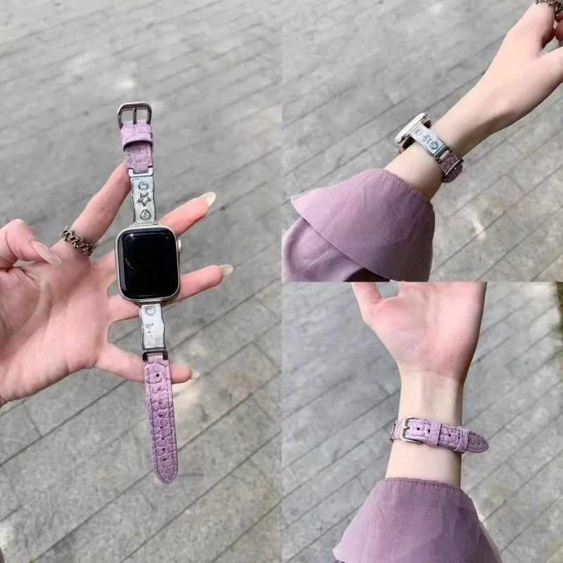 Металлический кожаный ремешок с крокодиловым узором, совместимый с ремешком iWatch 38 мм, 40 мм, 41 мм, 42 мм, 44 мм, 45 мм, 49 мм, модный ремешок
Металлический кожаный ремешок с крокодиловым узором, совместимый с ремешком iWatch 38 мм, 40 мм, 41 мм, 42 мм, 44 мм, 45 мм, 49 мм, модный ремешок