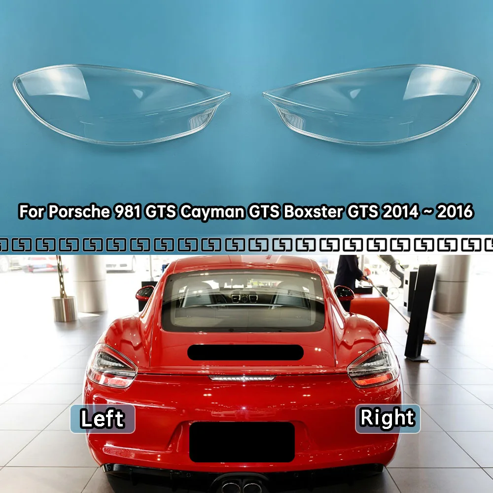 For Porsche 981 GTS Cayman Boxster 2014 ~ 2016 Rear Taillamp Cover Transparent Lampshade Taillight Shell Lamp Shade Plexiglass
For Porsche 981 GTS Cayman Boxster 2014 ~ 2016 Rear Taillamp Cover Transparent Lampshade Taillight Shell Lamp Shade Plexiglass