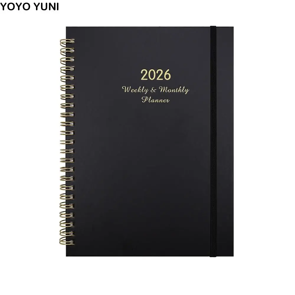English 2026 Schedule Planner Notepad 12 Months Wear-resistant To-do List Notebook Thick Paper Bookmark Diary Writing Pads
English 2026 Schedule Planner Notepad 12 Months Wear-resistant To-do List Notebook Thick Paper Bookmark Diary Writing Pads