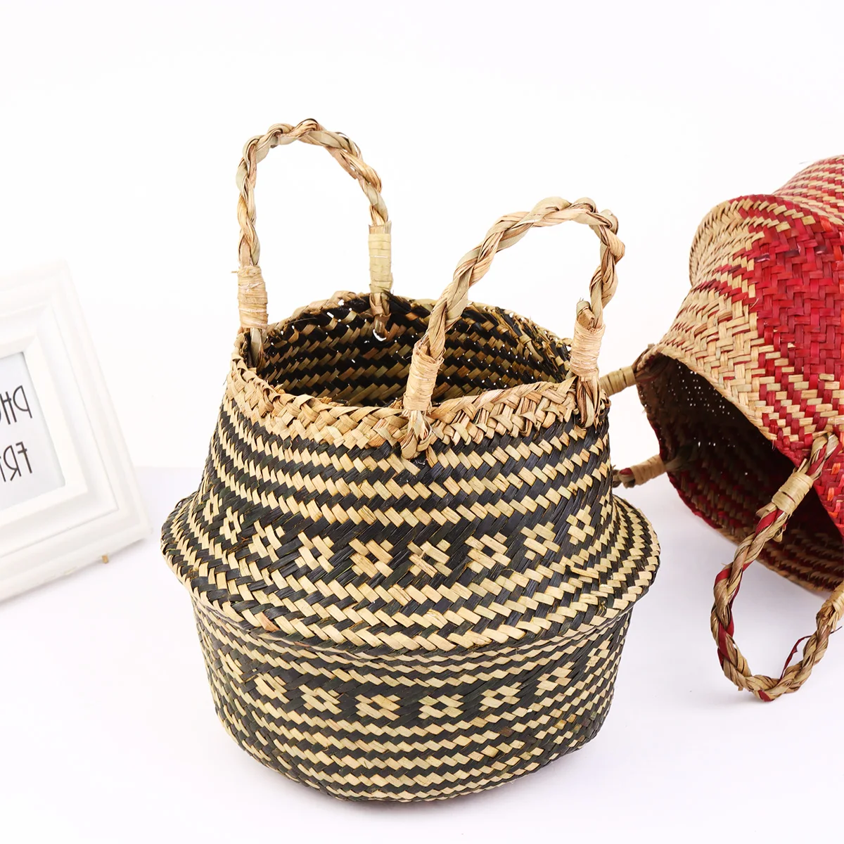 Thickened Linen Woven Storage Flower Vase Double Handles Foldable Plant -Friendly Decorative Basket For Living Room
Thickened Linen Woven Storage Flower Vase Double Handles Foldable Plant -Friendly Decorative Basket For Living Room