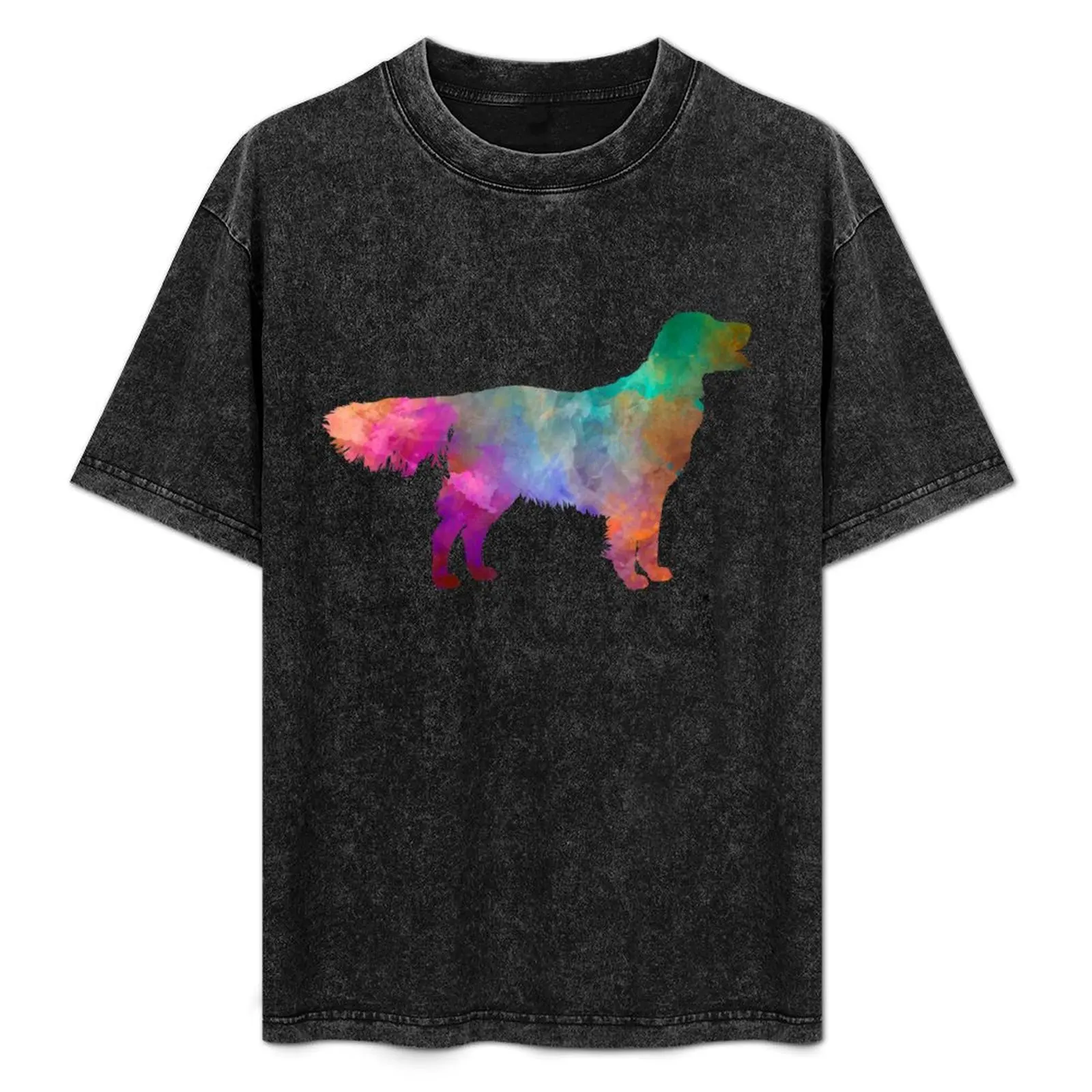 Flat Coated Retriever in watercolor T-Shirt Daily Wear Plain Short Sleeve Shirt
Flat Coated Retriever in watercolor T-Shirt Daily Wear Plain Short Sleeve Shirt