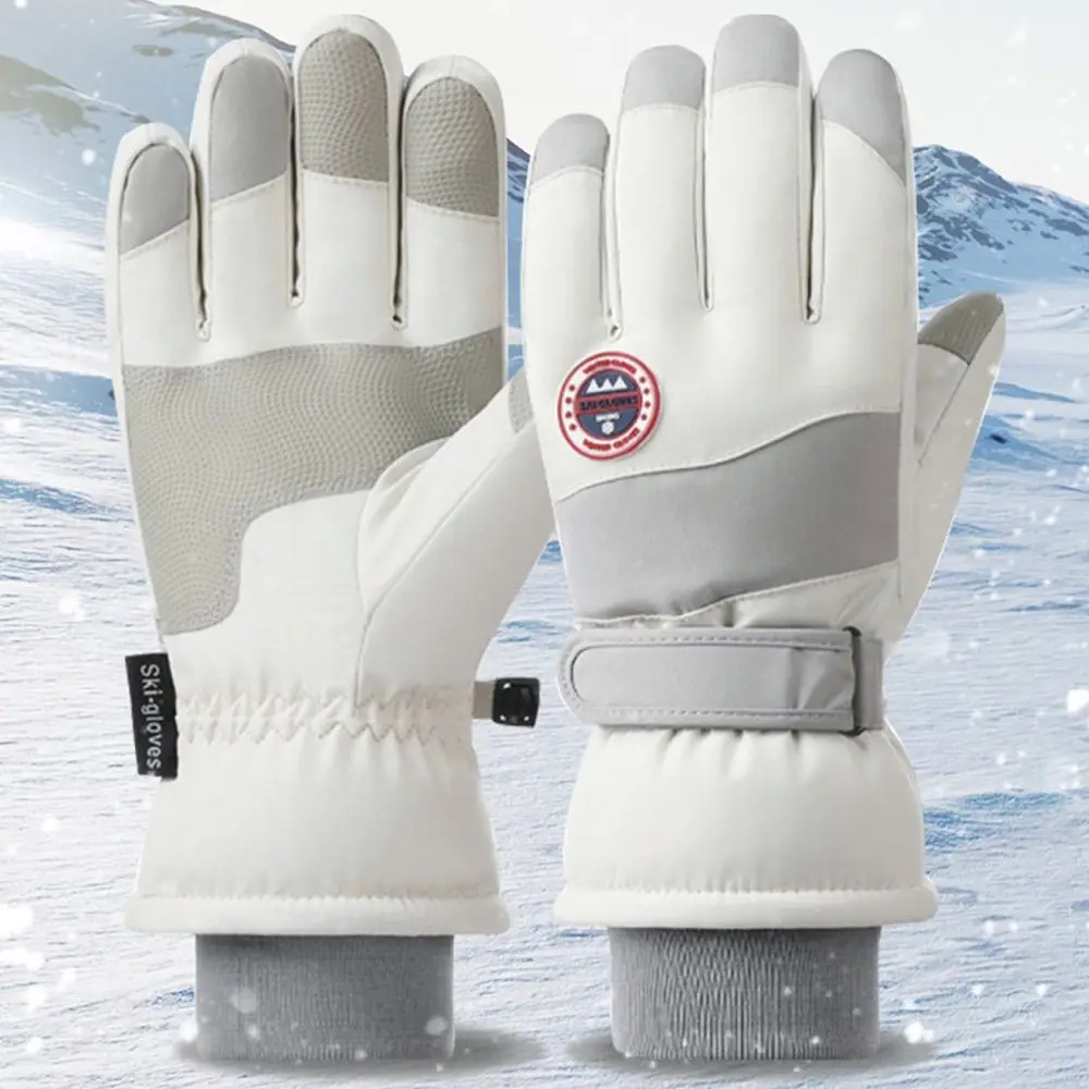 1 Pair Winter Snowboard Ski Gloves Non-slip Touch Screen Waterproof Motorcycle Cycling Plush Warm Riding Gloves
1 Pair Winter Snowboard Ski Gloves Non-slip Touch Screen Waterproof Motorcycle Cycling Plush Warm Riding Gloves