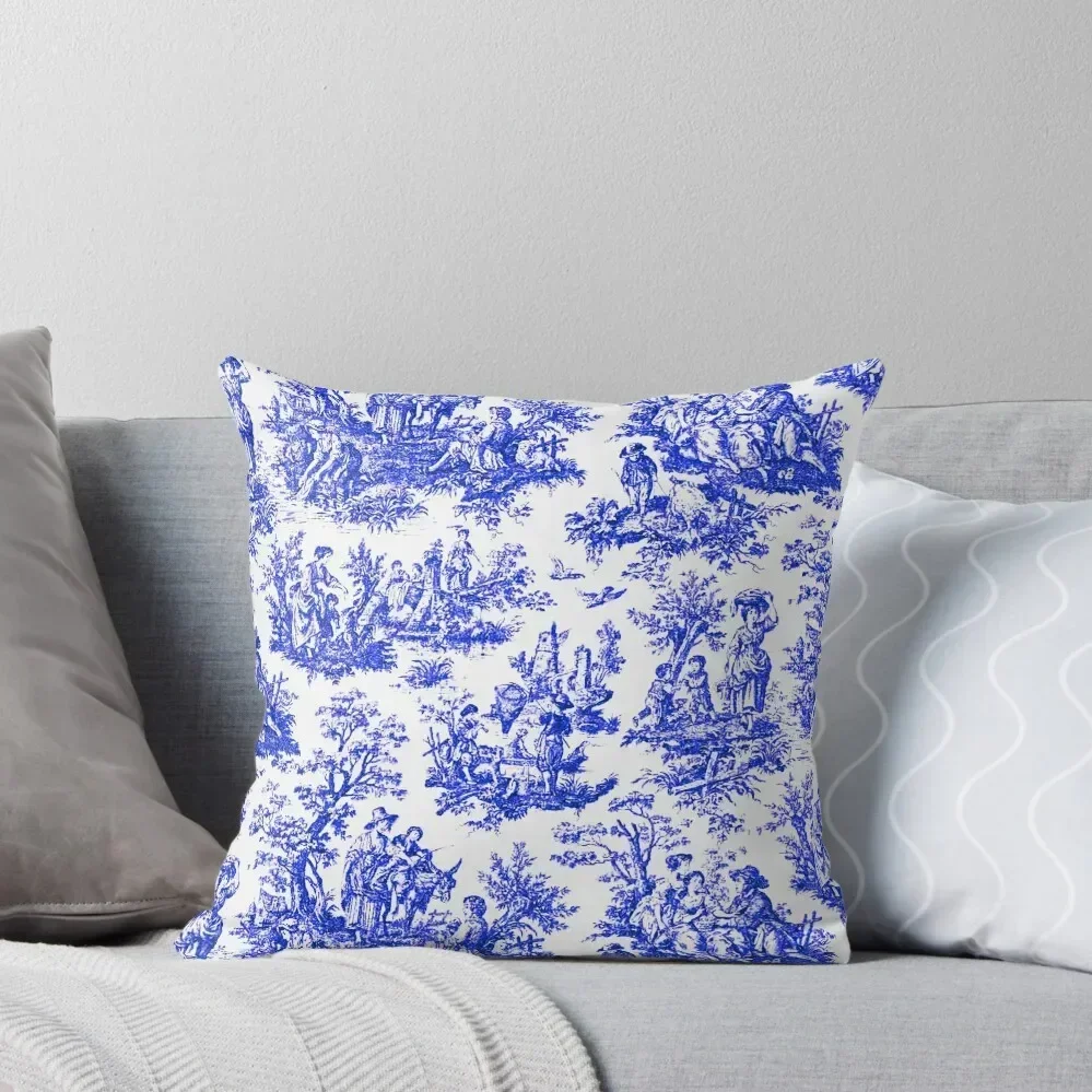 NOMADES Artsy vintage Toile de Jouy - Royal Blue Throw Pillow Luxury Pillow Cover Decorative Cushions For Luxury Sofa pillow
NOMADES Artsy vintage Toile de Jouy - Royal Blue Throw Pillow Luxury Pillow Cover Decorative Cushions For Luxury Sofa pillow