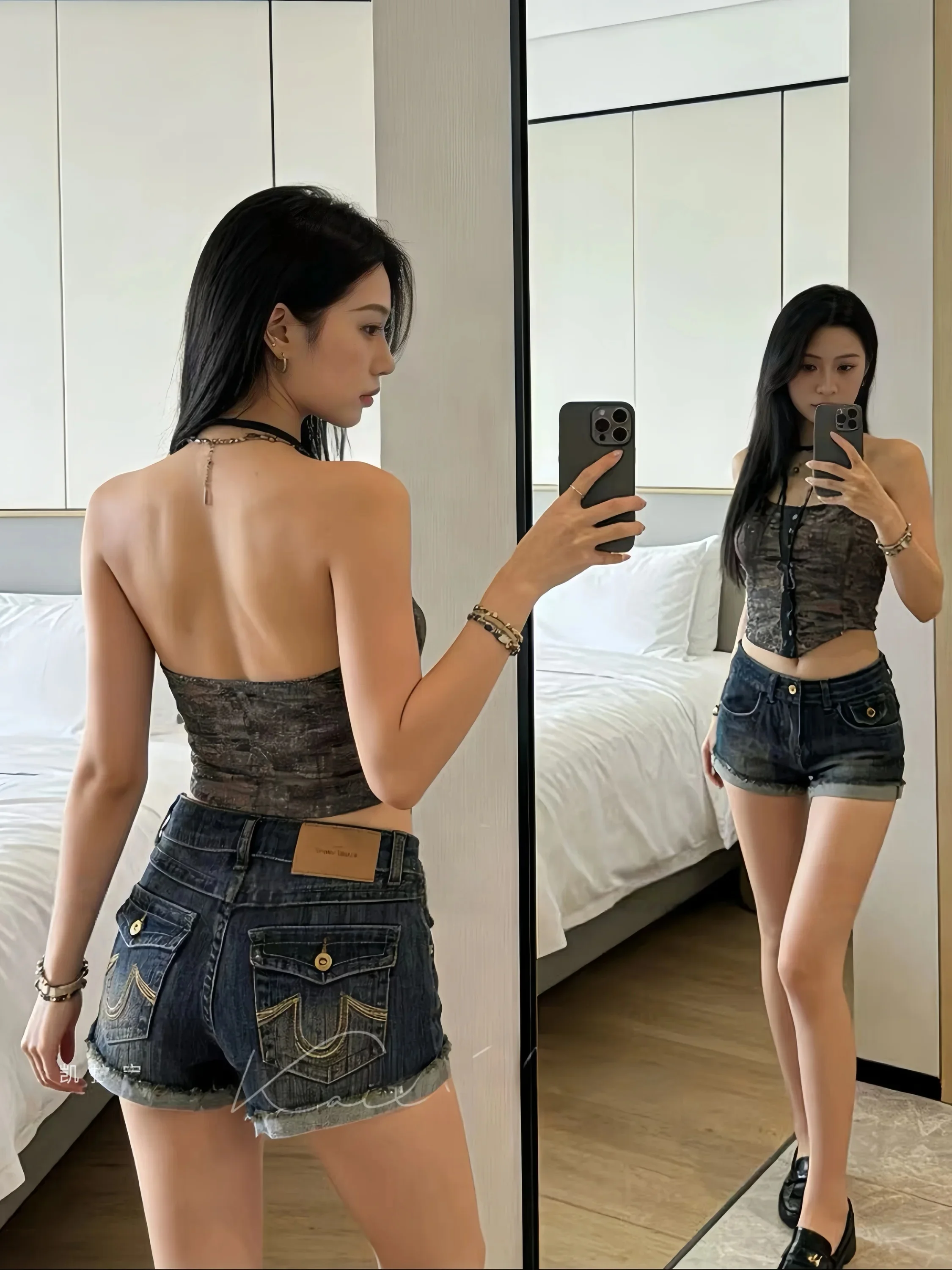 Retro American Spicy Girl Embroidered High Waist Elastic Slim Fit Denim Shorts Women Summer High Elasticity Body Shaping Hot ...
Retro American Spicy Girl Embroidered High Waist Elastic Slim Fit Denim Shorts Women Summer High Elasticity Body Shaping Hot ...
