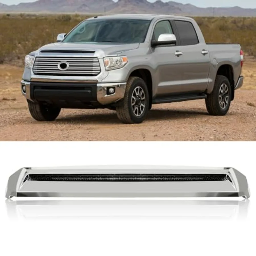 Front Upper Hood Bulge Molding Grille Trim Compatible with 2014-2021 Toyota Tundra Hood Scoop Grill Trim Replacement Chrome
Front Upper Hood Bulge Molding Grille Trim Compatible with 2014-2021 Toyota Tundra Hood Scoop Grill Trim Replacement Chrome