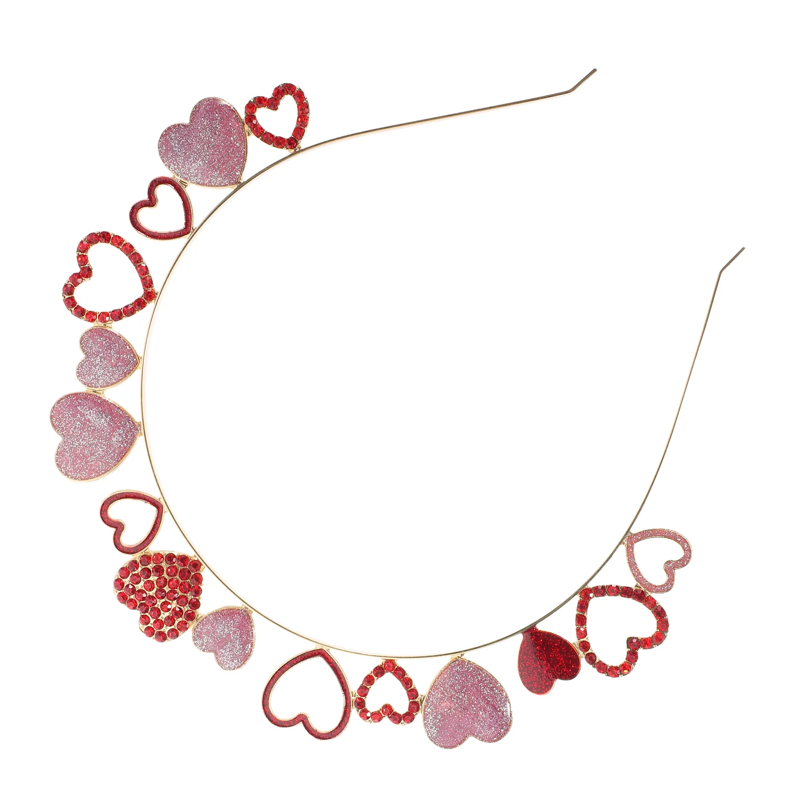 Valentine's Day Headband Rhinestone Hollow Out Hair Rhinestones Heart Adults Headbands
Valentine's Day Headband Rhinestone Hollow Out Hair Rhinestones Heart Adults Headbands