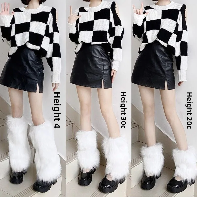 Новые плюшевые носки с ворсом для девочек, рукава до икры с флисовой подкладкой, пушистые гетры, чехлы для ног
Новые плюшевые носки с ворсом для девочек, рукава до икры с флисовой подкладкой, пушистые гетры, чехлы для ног